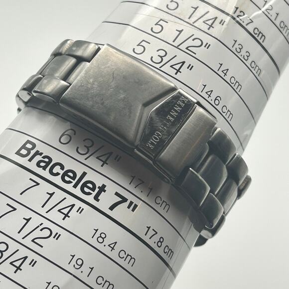 Kenneth Cole KC3179 Men’s Chronograph Watch, 37mm Gray Working New  Battery - Picture 8 of 8